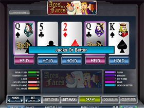 Aces and Faces Poker Screenshot