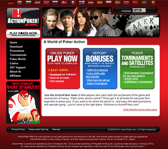 Visit Action Poker Casino today.