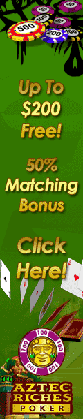 Receive up to $200 Free at Aztech Poker.