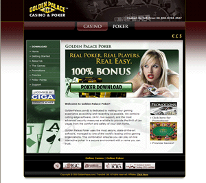 Visit Golden Palace Poker Website.