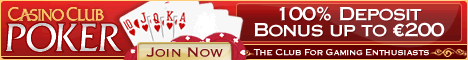 Play Poker now at Casino Club Poker
