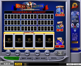 10 Line Jacks or Better Video Poker