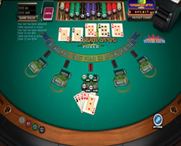 Cryptologic Caribbean Stud Poker Screenshot