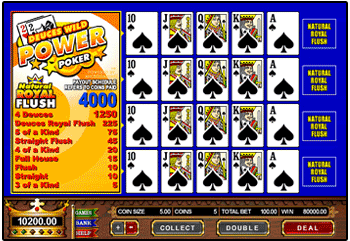Play Power Poker at 77Royal Flush Screenshot - Power Poker