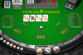 Tequila Poker Screenshot